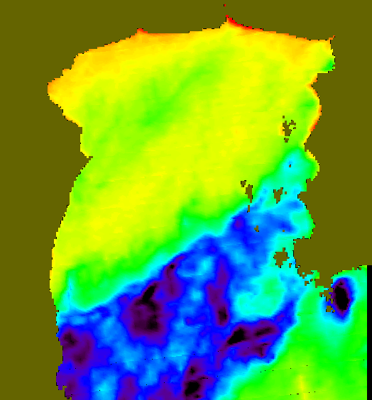 MODIS Aqua 2004/4/1 SST