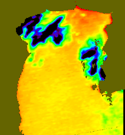 MODIS Aqua 2004/4/2 SST