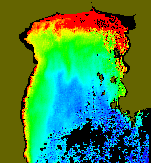 MODIS Aqua 2004/4/3 CHL