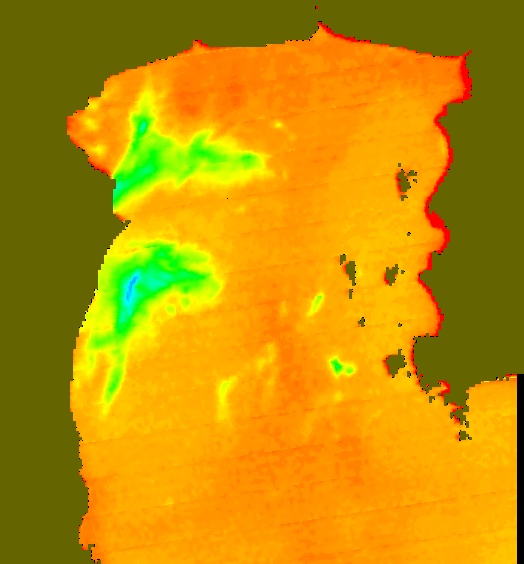 MODIS Aqua 2004/4/14 SST