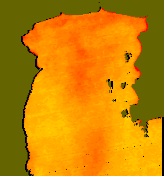 MODIS Aqua 2004/4/16 SST