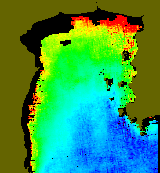 MODIS Aqua 2004/4/17 CHL