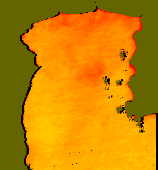 MODIS Aqua 2004/4/17 SST