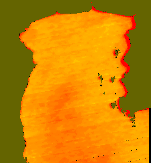 MODIS Aqua 2004/4/18 SST