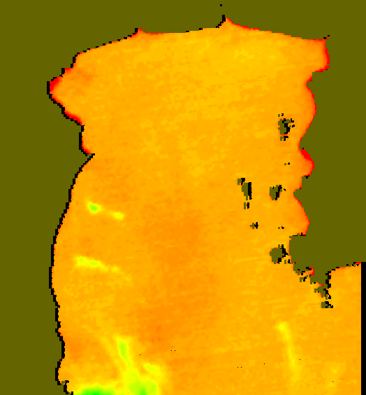 MODIS Aqua 2004/4/19 SST