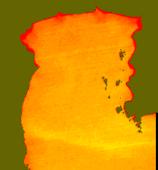 MODIS Aqua 2004/4/23 SST