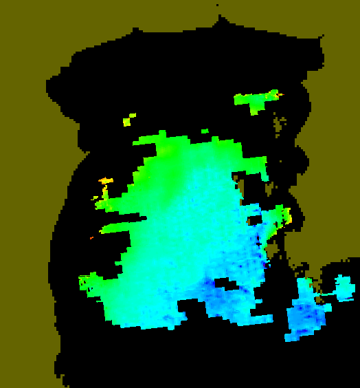 MODIS Aqua 2004/4/24 CHL