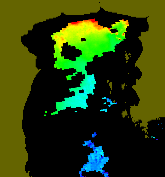 MODIS Aqua 2004/4/25 CHL