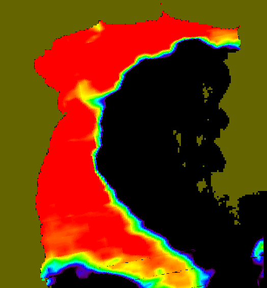 MODIS Aqua 2004/4/27 SST