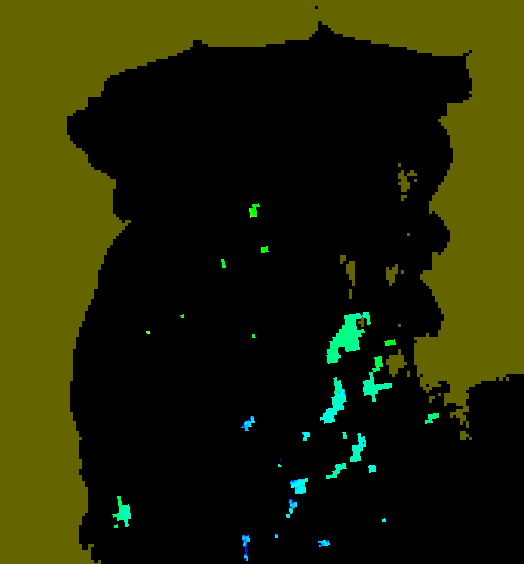 MODIS Aqua 2004/5/7 CHL