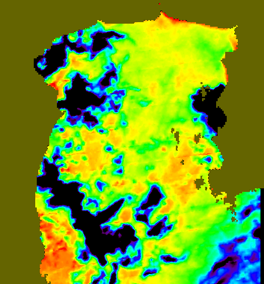 MODIS Aqua 2004/5/7 SST