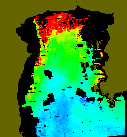 MODIS Aqua 2004/5/10 CHL