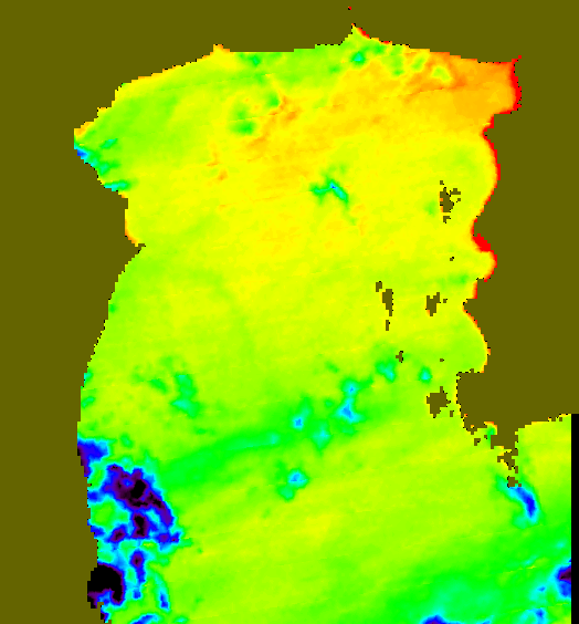 MODIS Aqua 2004/5/16 SST