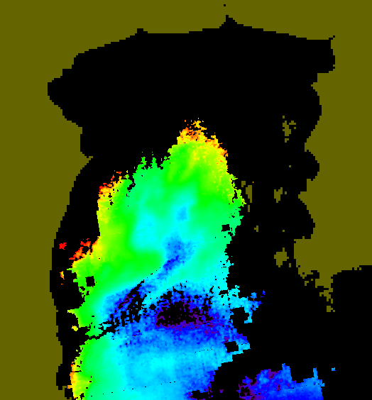 MODIS Aqua 2004/5/18 CHL