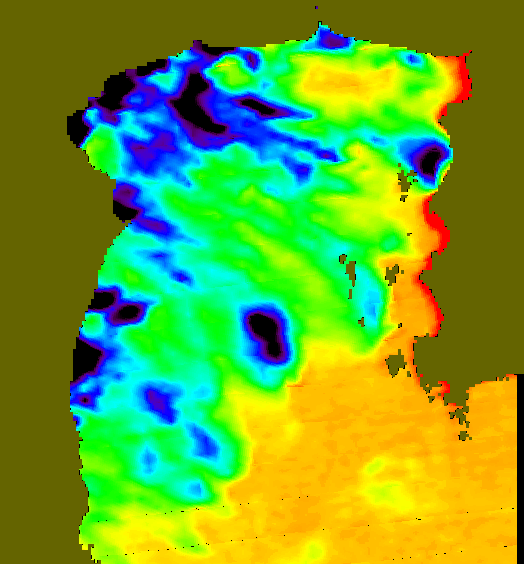 MODIS Aqua 2004/5/19 SST