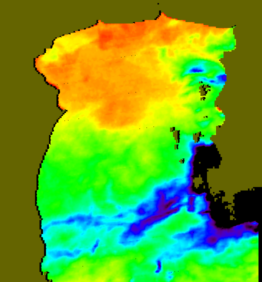 MODIS Aqua 2004/5/30 SST