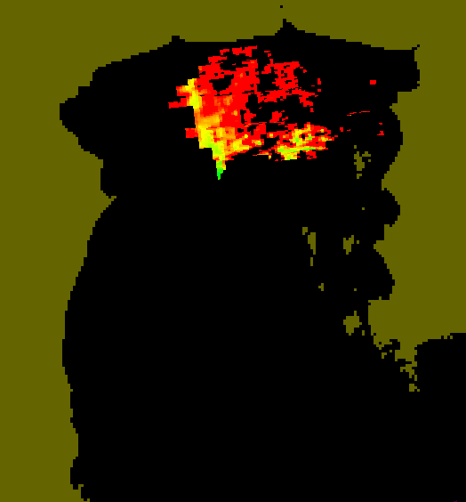 MODIS Aqua 2004/6/2 CHL