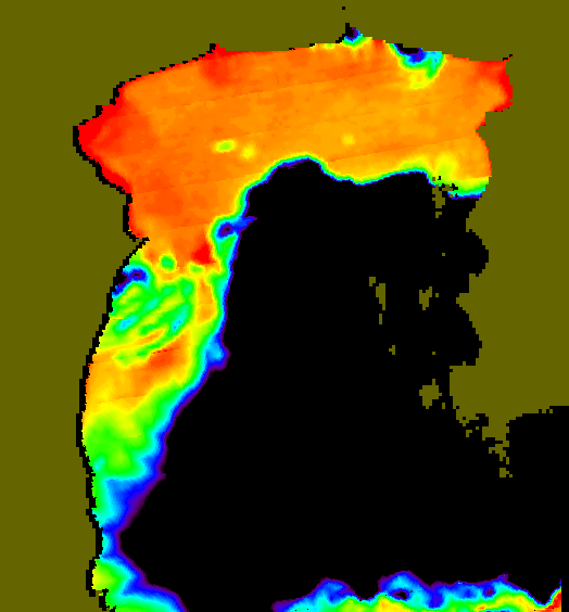 MODIS Aqua 2004/6/3 SST