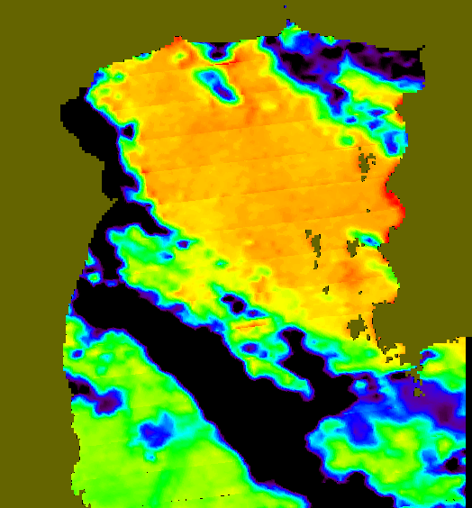 MODIS Aqua 2004/6/13 SST