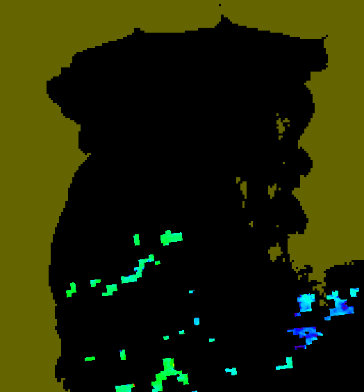 MODIS Aqua 2004/6/20 CHL