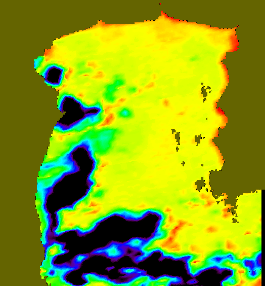 MODIS Aqua 2004/6/21 SST