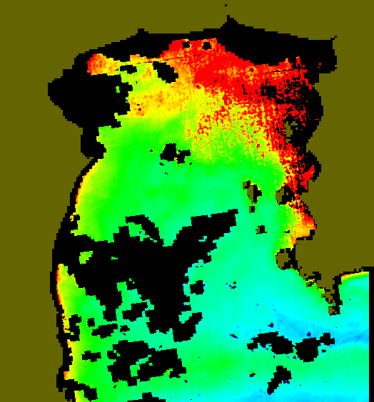 MODIS Aqua 2004/6/22 CHL