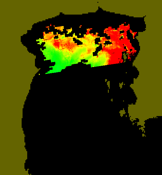 MODIS Aqua 2004/6/24 CHL