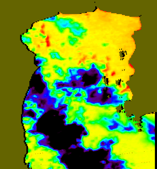 MODIS Aqua 2004/6/29 SST