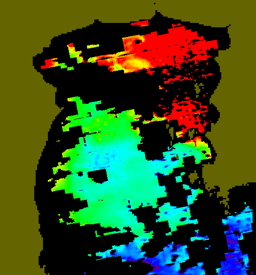 MODIS Aqua 2004/6/30 CHL