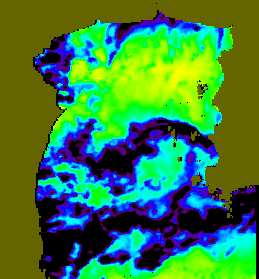 MODIS Aqua 2004/7/1 SST