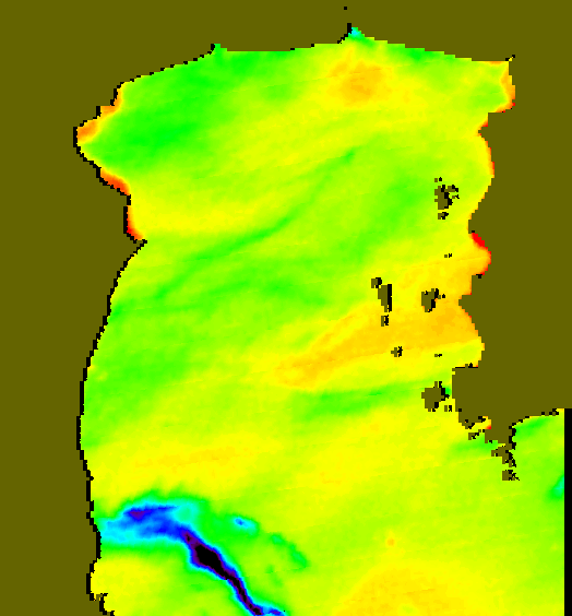 MODIS Aqua 2004/7/3 SST