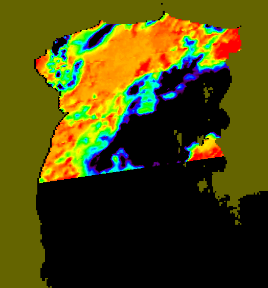 MODIS Aqua 2004/7/10 SST