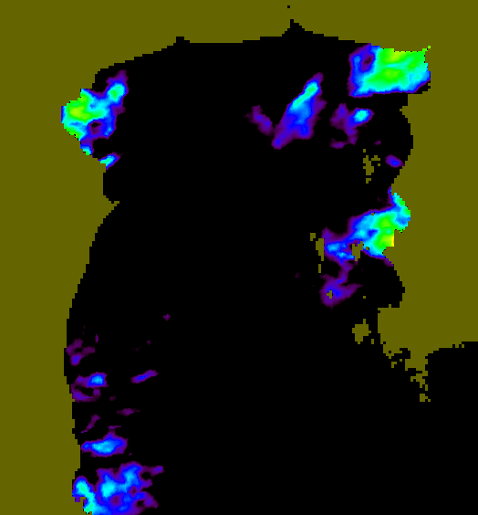 MODIS Aqua 2004/7/12 SST