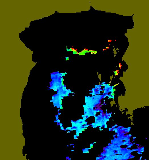 MODIS Aqua 2004/7/13 CHL