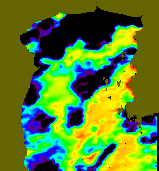 MODIS Aqua 2004/7/13 SST