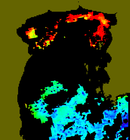 MODIS Aqua 2004/7/14 CHL