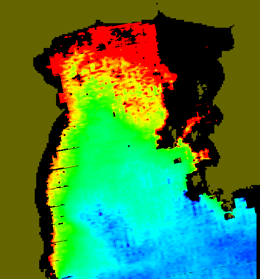 MODIS Aqua 2004/7/16 CHL