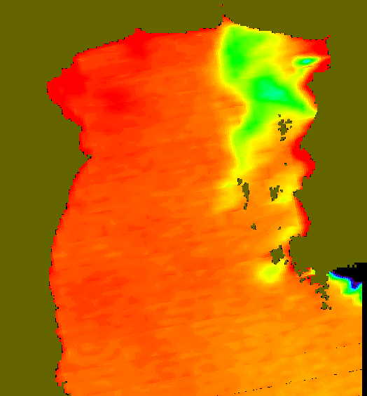 MODIS Aqua 2004/7/16 SST