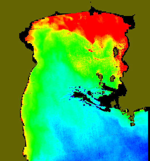 MODIS Aqua 2004/7/17 CHL