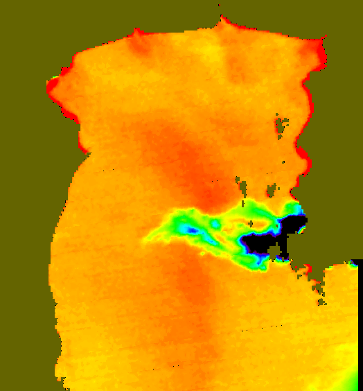 MODIS Aqua 2004/7/17 SST