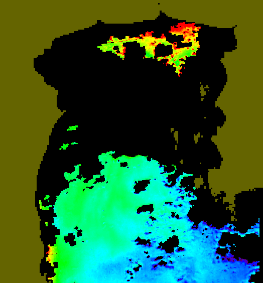 MODIS Aqua 2004/7/24 CHL