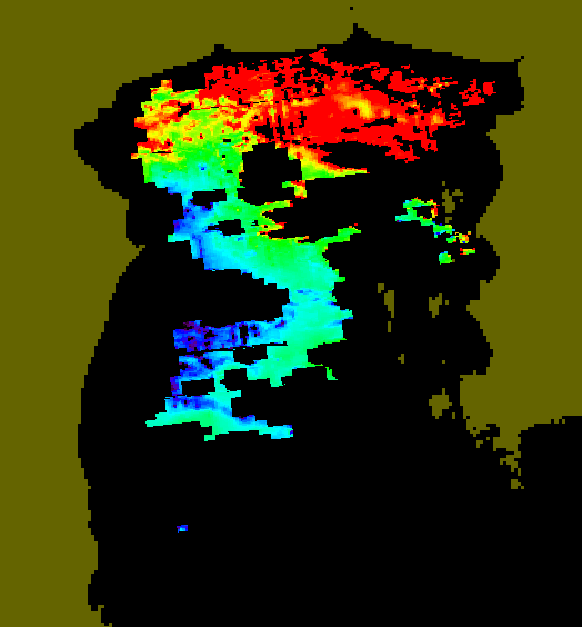 MODIS Aqua 2004/7/29 CHL