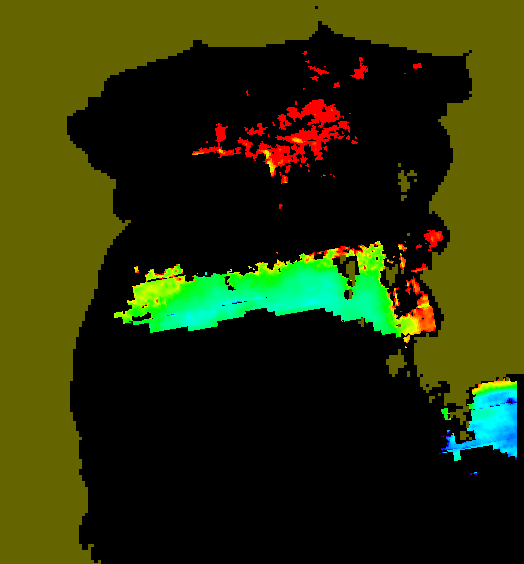 MODIS Aqua 2004/7/30 CHL