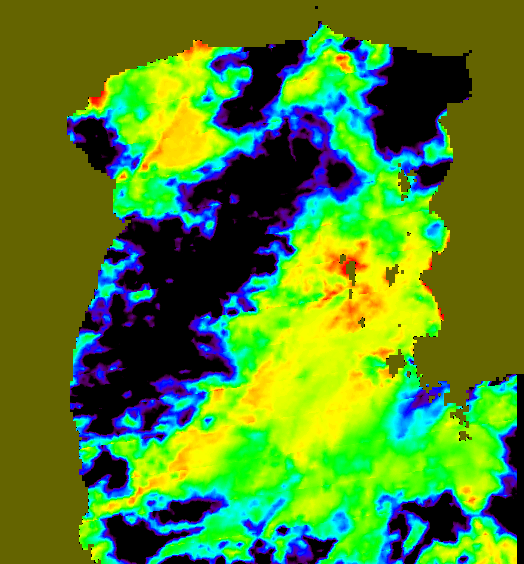 MODIS Aqua 2004/8/4 SST