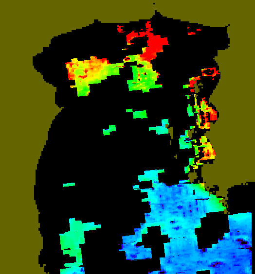 MODIS Aqua 2004/8/5 CHL