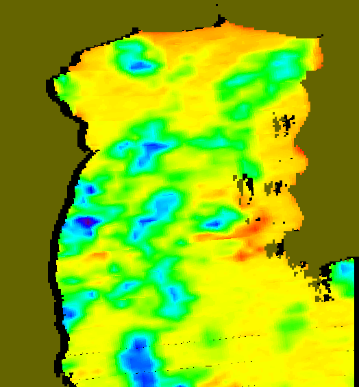 MODIS Aqua 2004/8/5 SST