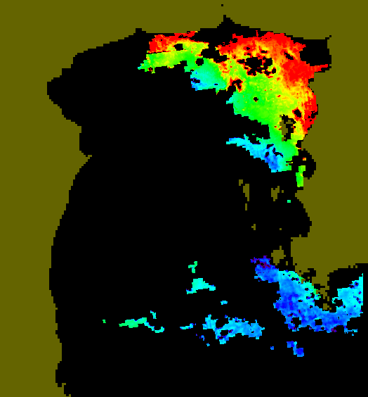 MODIS Aqua 2004/8/9 CHL