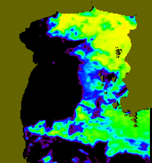 MODIS Aqua 2004/8/9 SST