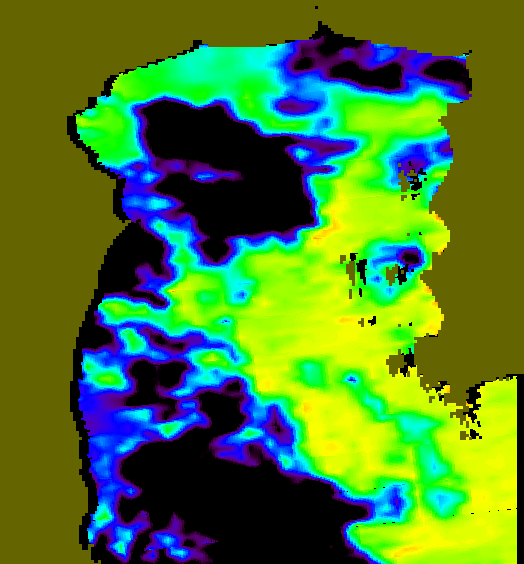 MODIS Aqua 2004/8/14 SST