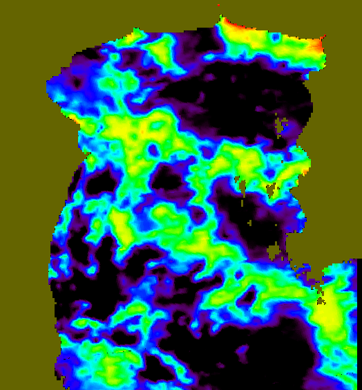 MODIS Aqua 2004/8/16 SST